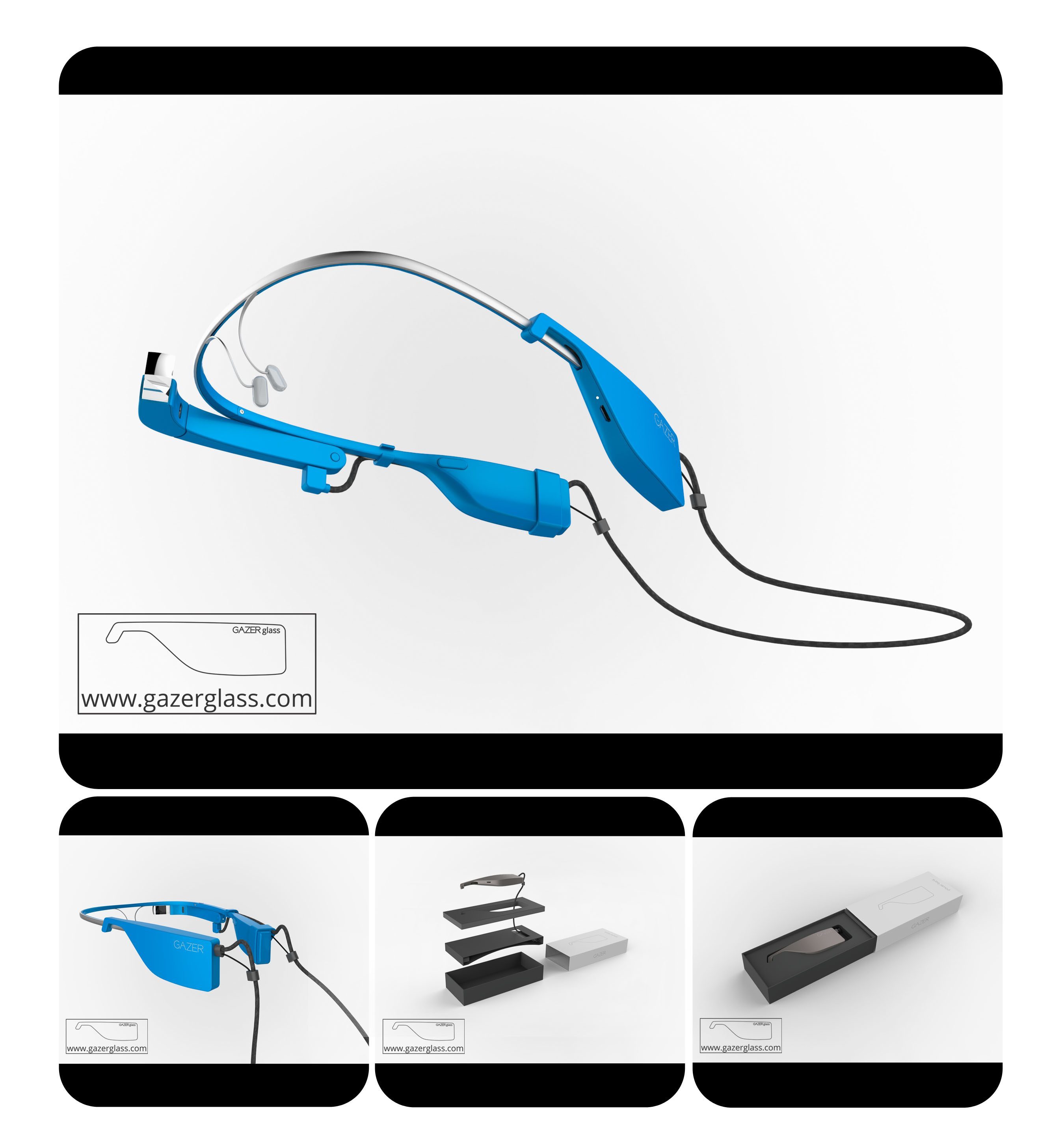 GAZERglass Power Bank Battery for Google Glass - Cool Wearable