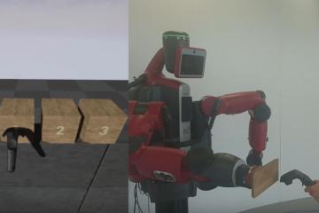 HapticVive: HTC Vive and Baxter Robot for VR Force Feedback