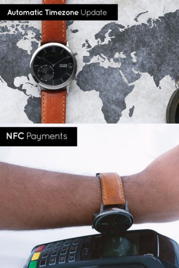Muse Hybrid Smartwatch with NFC 